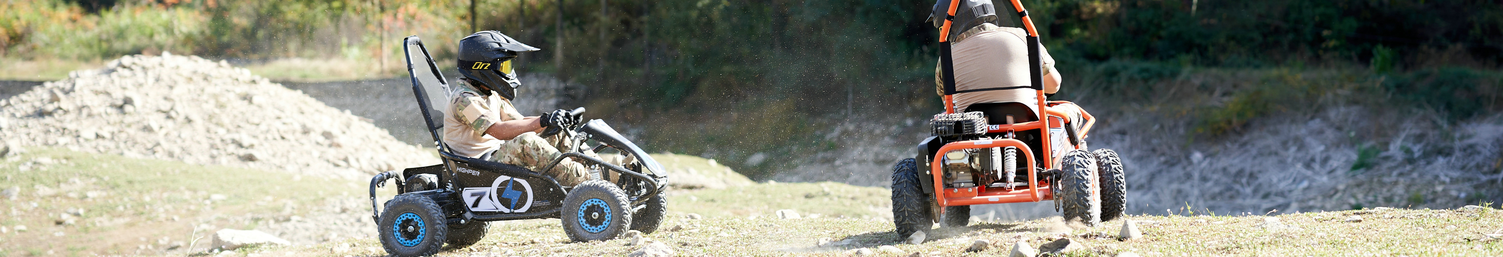 Off-road vehicle in the HIGHPER range